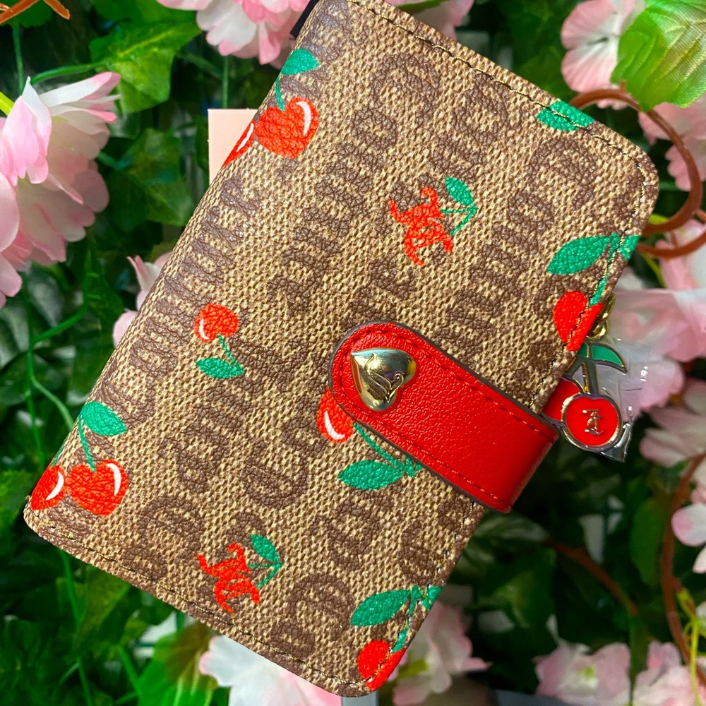 Juicy Couture, Cherry Wallet Chestnut